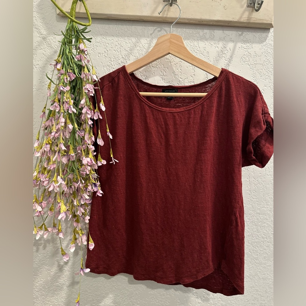 Casual Red Top by Ann Taylor
